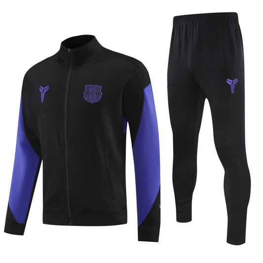 survetement Barca Bleu